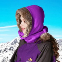 超厚保暖??！100個(gè)起打4.5折15元一個(gè)帽子圍巾一體帽